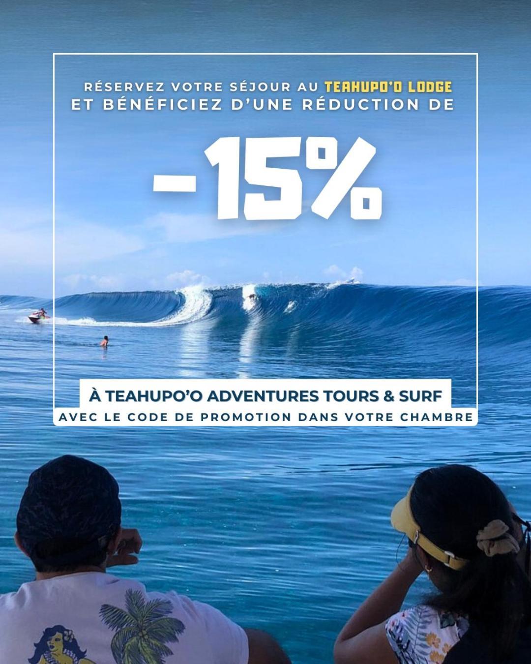 Teahupo'O Lodge - Cosy Studio Climatise Pa'Aihere - Entre Randonnees Et Activites Nautiques Teahupoo Esterno foto