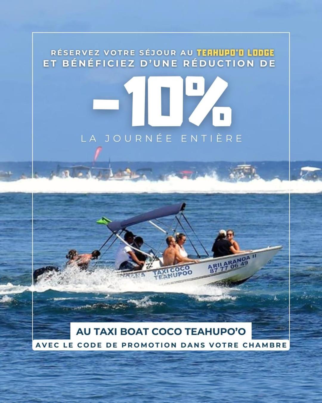 Teahupo'O Lodge - Cosy Studio Climatise Pa'Aihere - Entre Randonnees Et Activites Nautiques Teahupoo Esterno foto